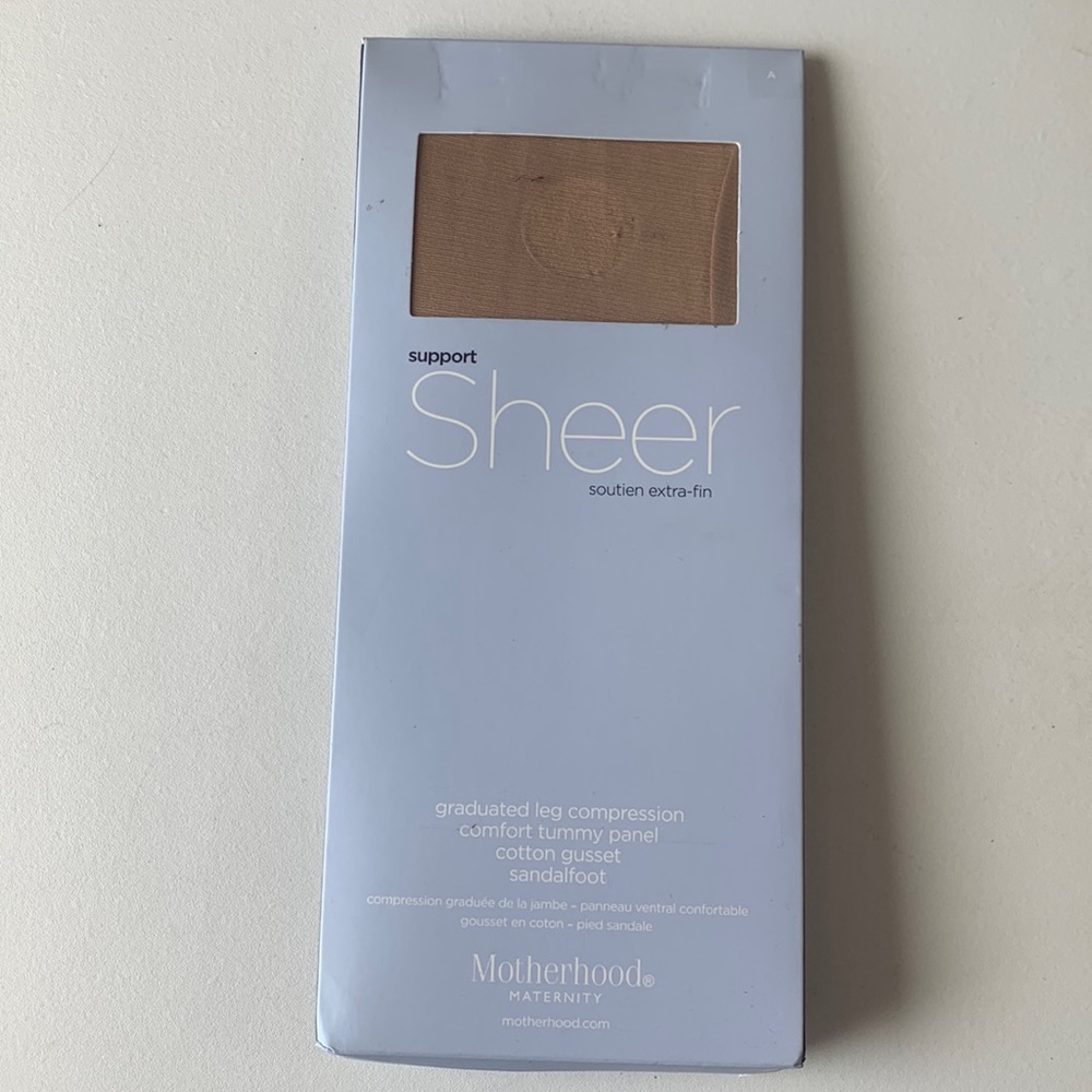 NWT Motherhood Maternity Graduated Leg Compression Tights